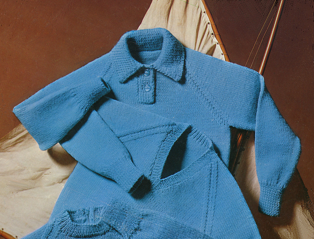 Double Knitting Jersey with Collar