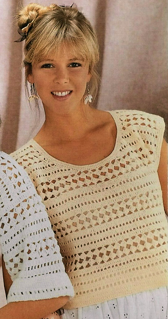 Ravelry: Sleeveless Top pattern by Lyric (Pattern Services) Ltd