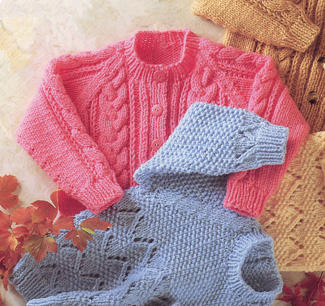 Ravelry Crew Neck Jacket pattern by Watmoughs Knitting Studio