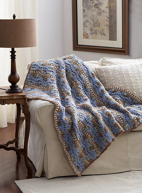 Crochet Waves Afghan