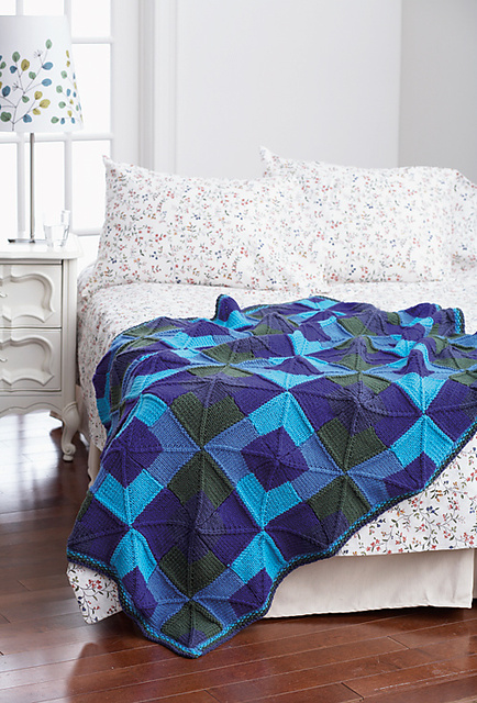 Tiled Blocks Afghan