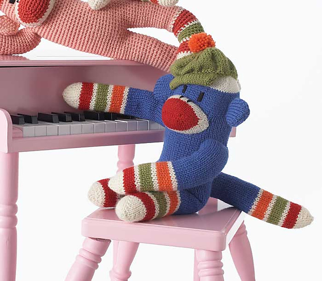 Striped Funky Monkey (Knit)