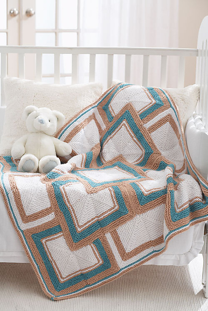 Mitered Blocks Blanket