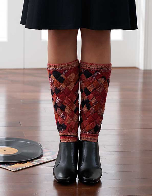 Entrelac Socks