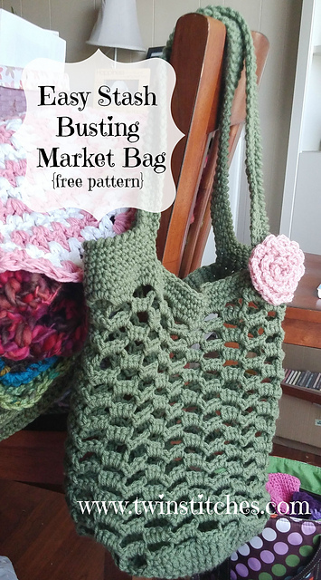 Easy Stash Busting Market Bag