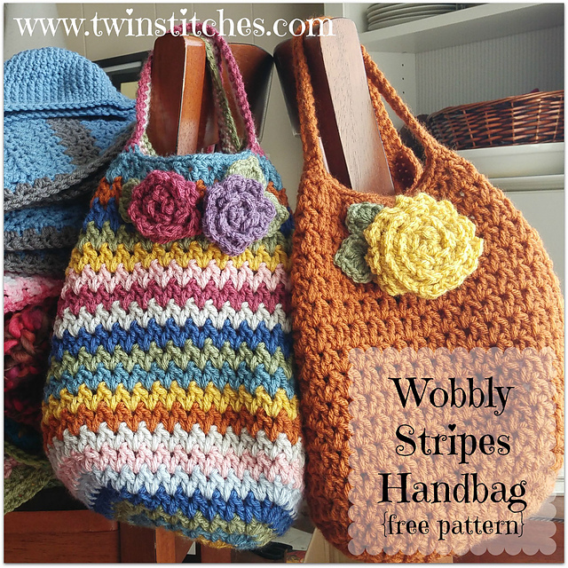 Wobbly Stripes Handbag