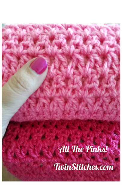 All the Pinks Scrappy Scarf