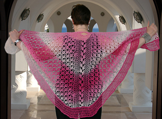 Bed of Roses Shawl
