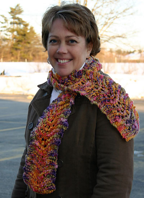 Handspun Lacy Scarf