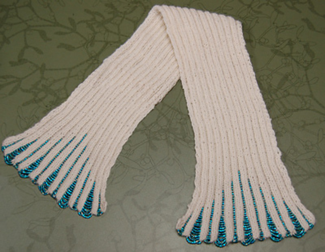 Beaded Cashmere Scarf