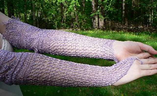 Lily of the Valley Silk Gloves