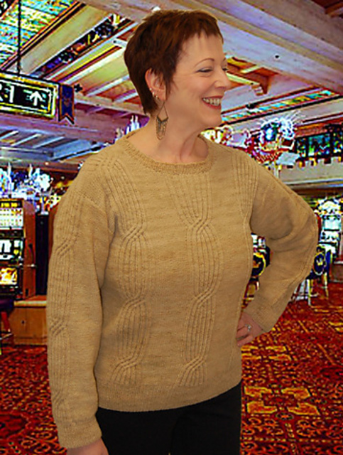 Lucky 7 Cable Sweater