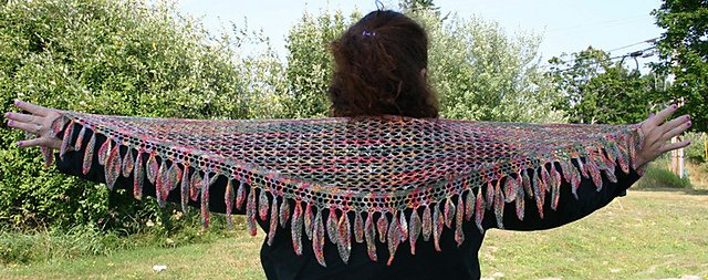 Falling Leaves Shawlette