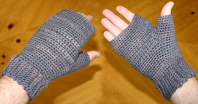Crochet Fingerless Mittens
