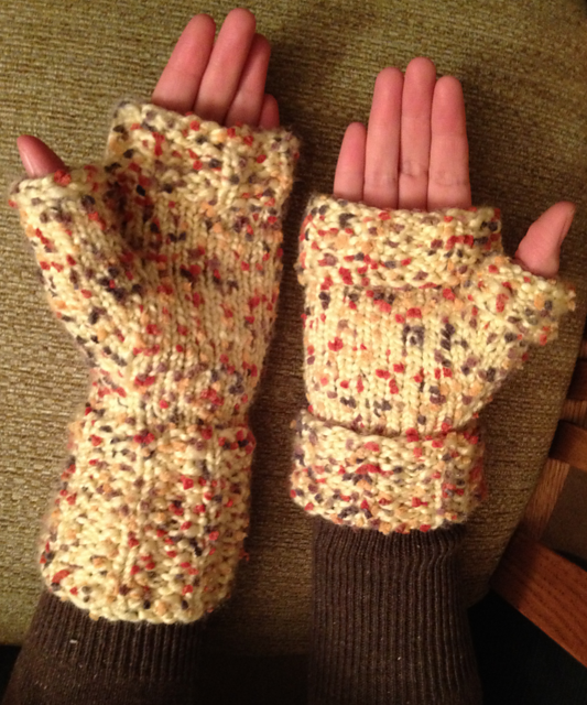 LTYC Bulky Fingerless Mittens