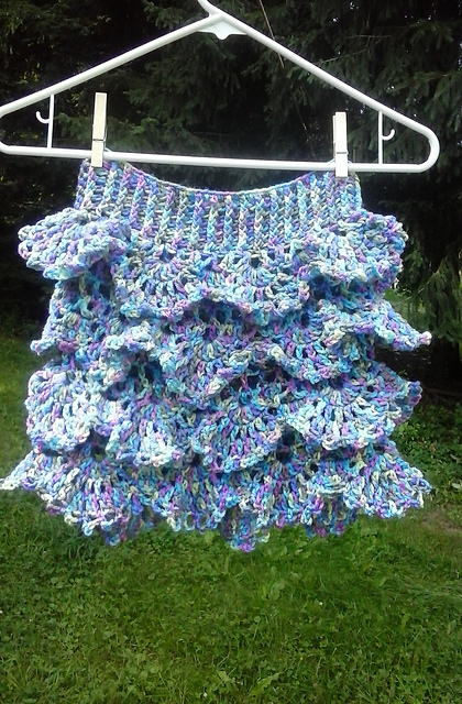 Girls Ruffled Skirt