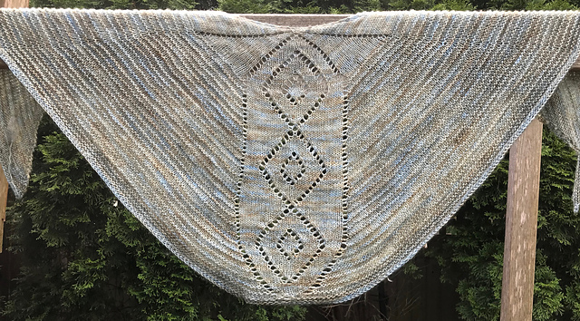 Midnight in the Castle Shawl