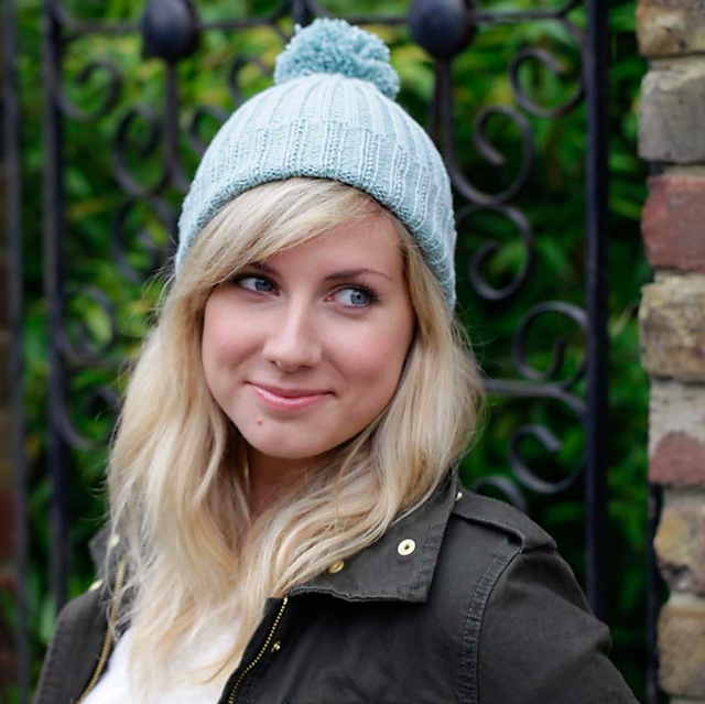 Ribbed Pom Pom Beanie