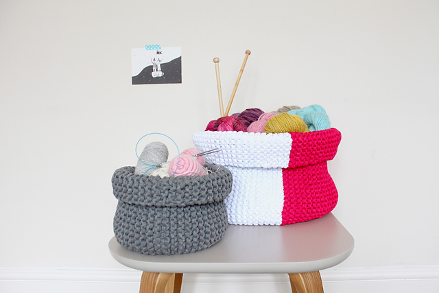 Jersey Knit Basket