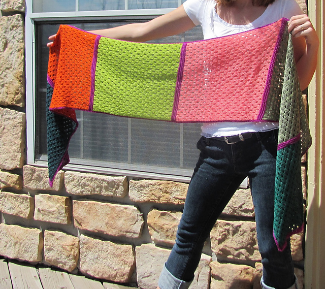 Stippled Stained Glass Stole