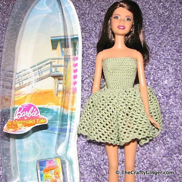 Fashion Doll Mint Green Sundress