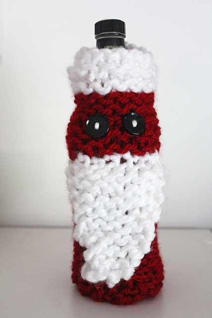 Santa Bottle Holder