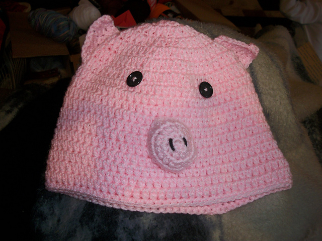 Pink Piggy Hat