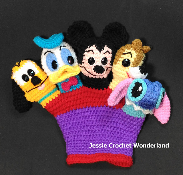 Mickey Hand Puppet Gloves