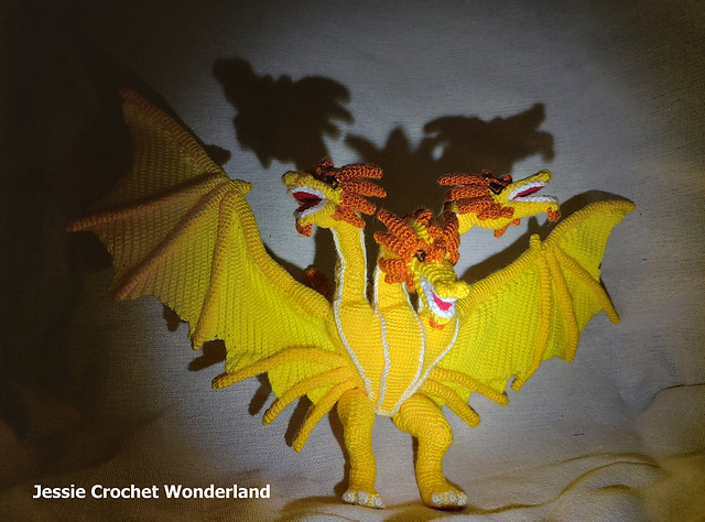 King Ghidorah Gold Dragon