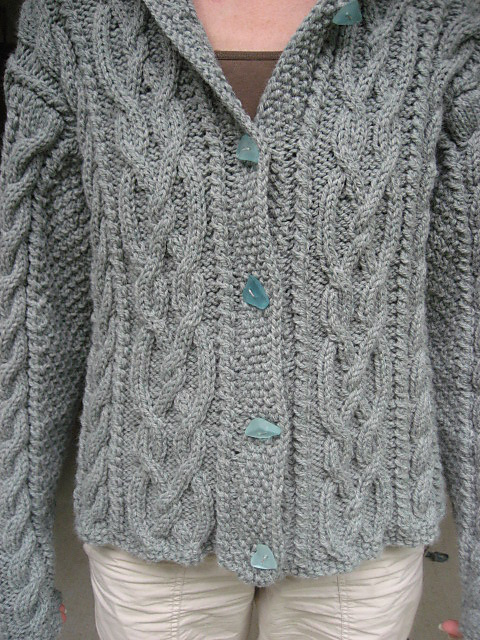 Cabled Car Coat