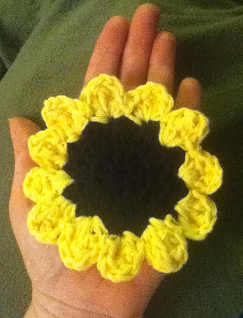 Sunflower Scrubbie