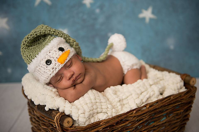 Snowman Stocking Hat