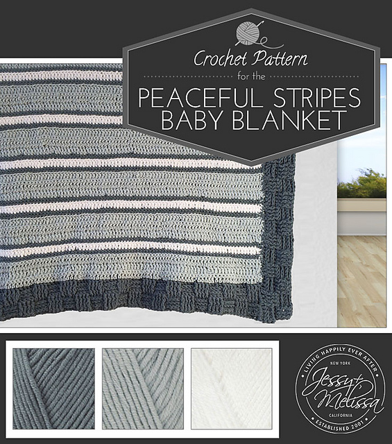 Peaceful Stripes Baby Blanket
