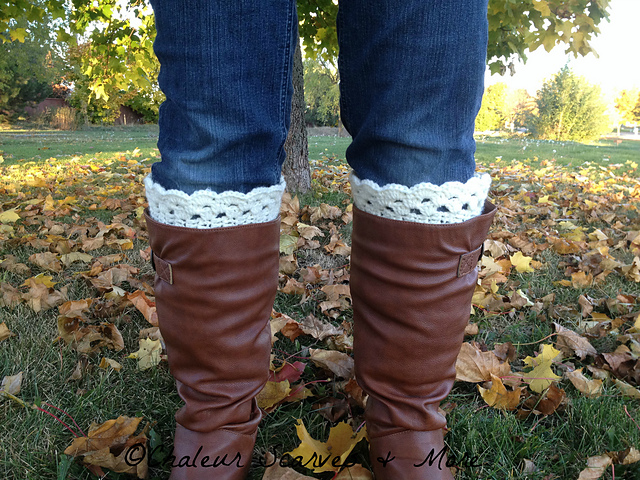 Lacy Boot Cuffs