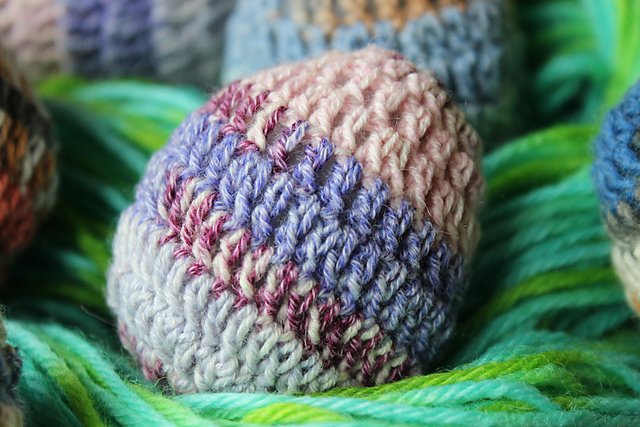 Sock Yarn Easter Eggs