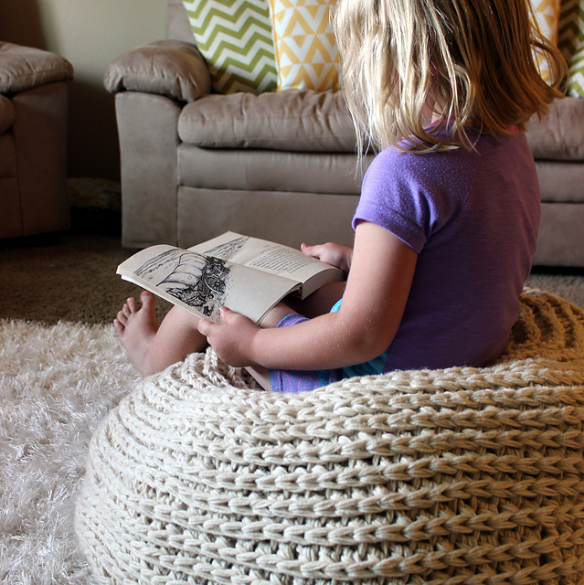 Super Secret Storage Pouf