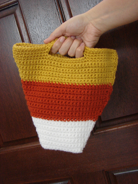Candy Corn Halloween Bag Set