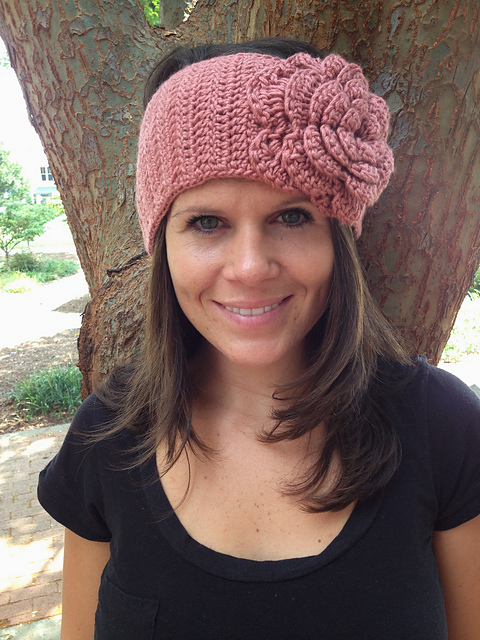 Flower Ear Warmer