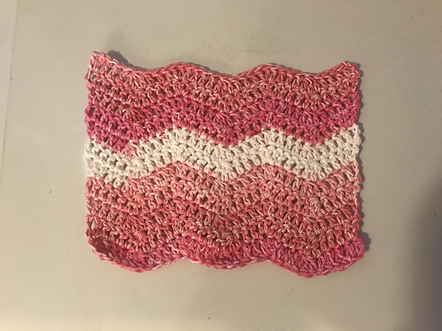 Triple Ripple Dishcloth