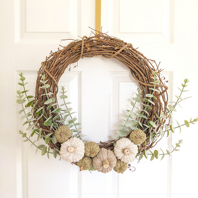 Fall Pumpkin Wreath