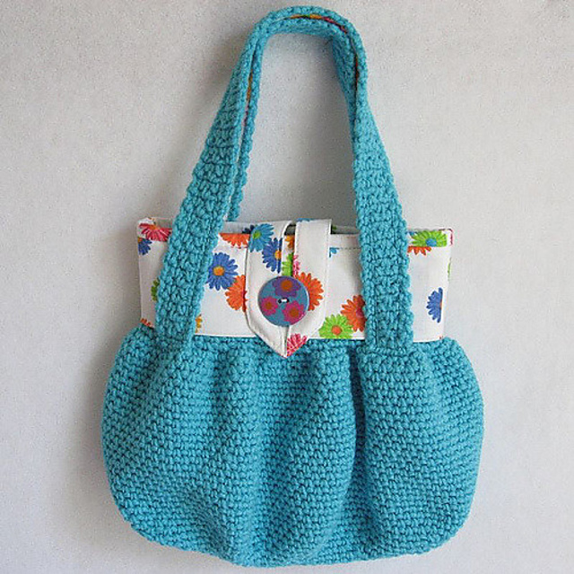 Crocheted Bubble Pouch - 2 Versions