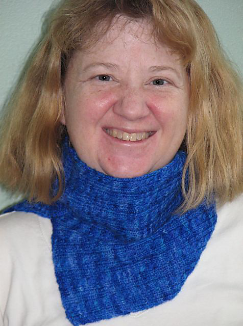 Blue Wave Mobius Cowl