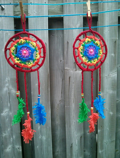 Rainbow Mandala Dreamcatcher
