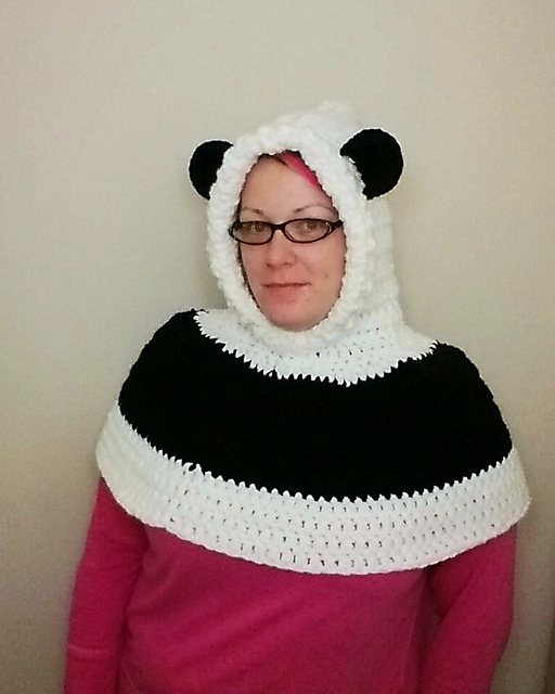 Panda Hooded Capelet