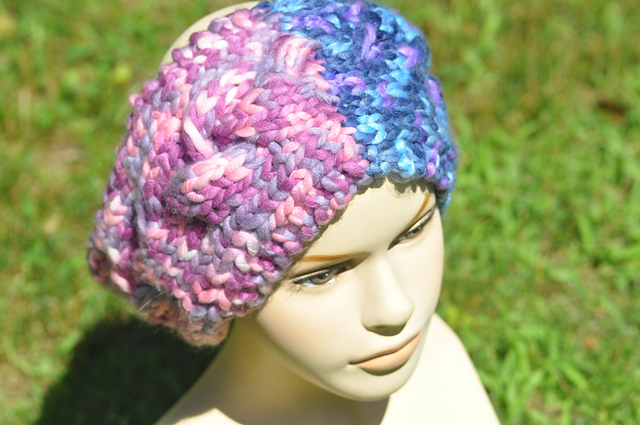 Two Colored Cable Headband