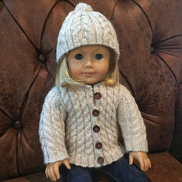 Maura Cable Sweater and Hat