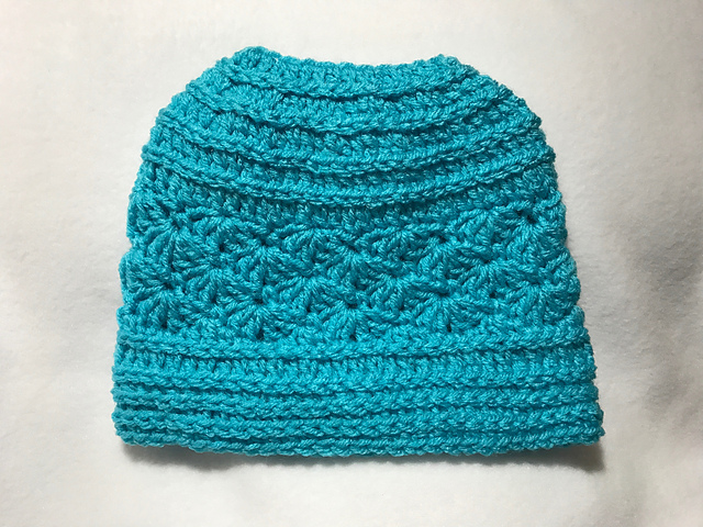 Let it Go, Let it Flow Messy Bun Hat