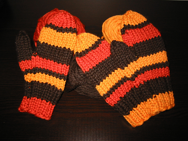 Easy Chunky Mittens