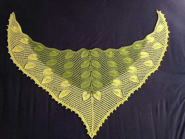 rain drops shawl