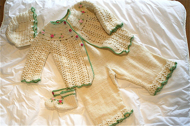 0314-3 Crocheted Baby Sets